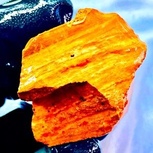 Red / Pink Banded Banding Jasper Agate Raw Natural Rough Mineral Rock Stone Cab